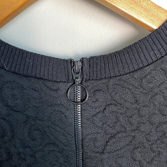 Zara Black Textured Dress - Picture 5 of 11